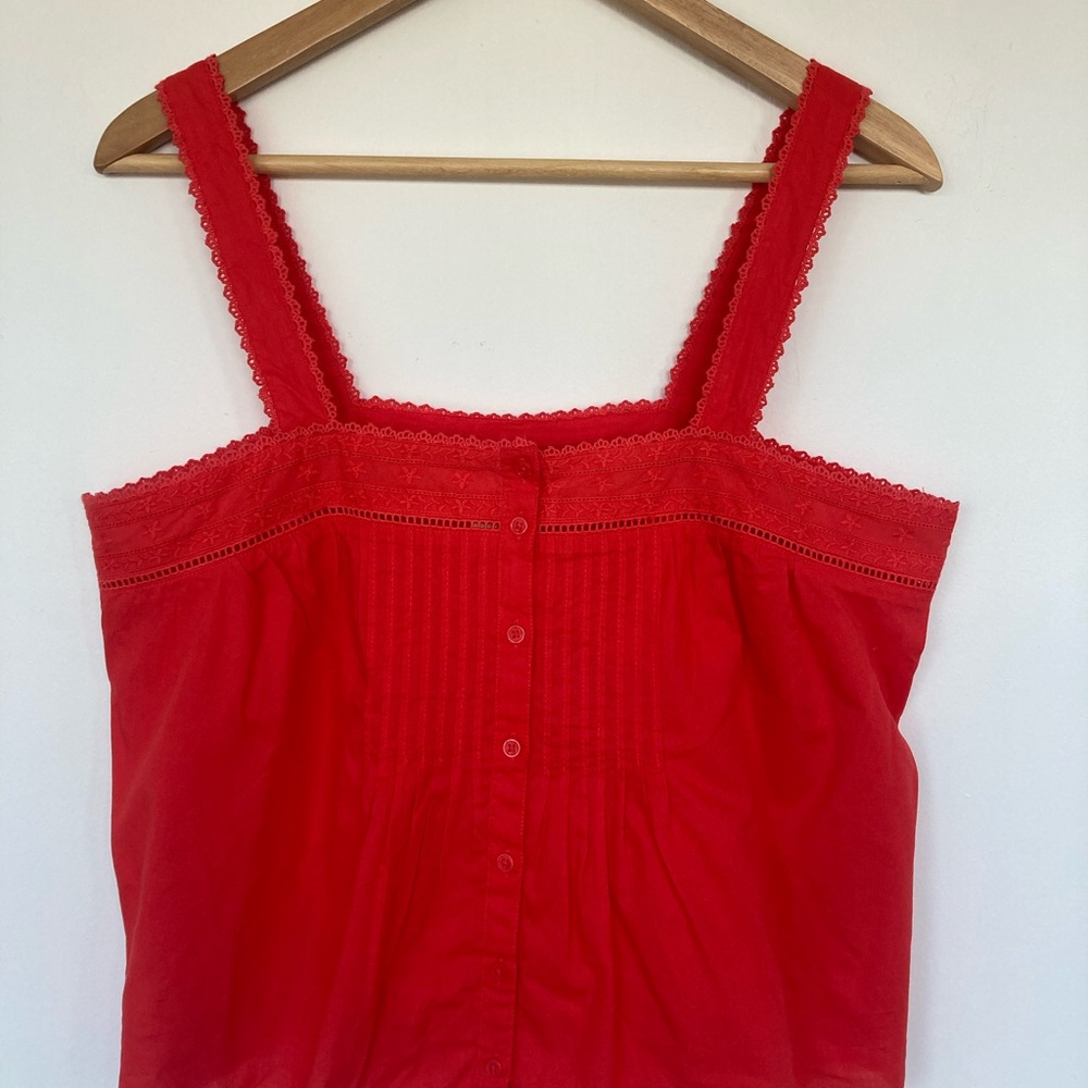 Levi's Cropped Red Top
